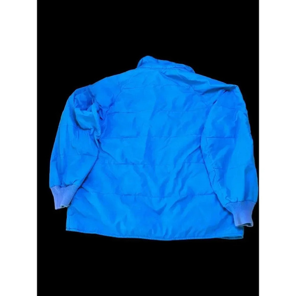 Vintage Eddie Bauer Women's Blue vintage Puffer chore coat Jacket large - Picture 2 of 4
